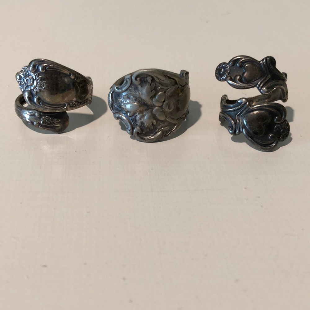 Vintage Silver Spoon Rings